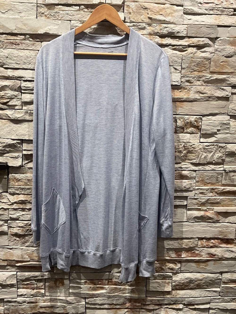 Eileen Fisher Silk Cardigan Sweater , Color Light Blue , Size L